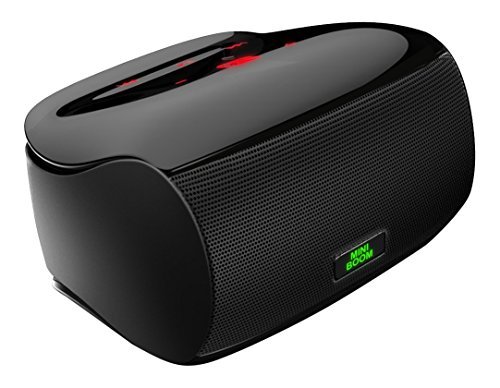 Mighty Rock Touch Wireless Bluetooth Speakers, Ultra Portable Speaker with Superior Sound Quality and Dual Powerful Subwoofer Enhanced Rich Bass, Built in Microphone (Black)