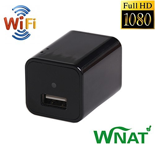 Mini 1080P WIFI HD Hidden Spy Camera Plug Wall Charger Video Recorder Motion Detection Wireless Real-time Remote See Live Nanny Cam