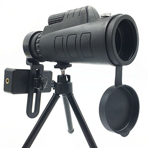 Monocular Telescope, F.Dorla 10X50 Portable HD Dual Focus Optical Monoculars Waterproof Outdoor Telescopes with Tripod Cell Phone Holder for Hunting Camping Birds Watching Travel