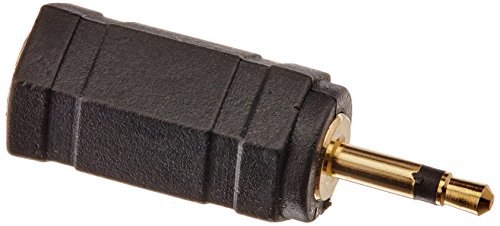 Monoprice 107121 2.5mm Mono Plug to 3.5mm Mono Jack Adaptor, Gold Plated