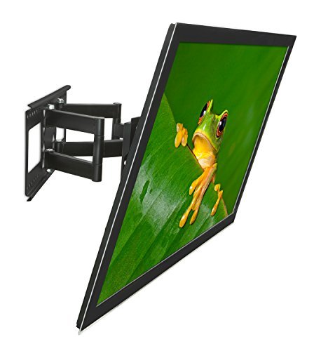 Mount-It! Articulating TV Wall Mount for 32” – 65” LCD/LED/Plasma Flat Screen TVs, Full Motion, 165 Lbs Capacity, Black (MI-2291)