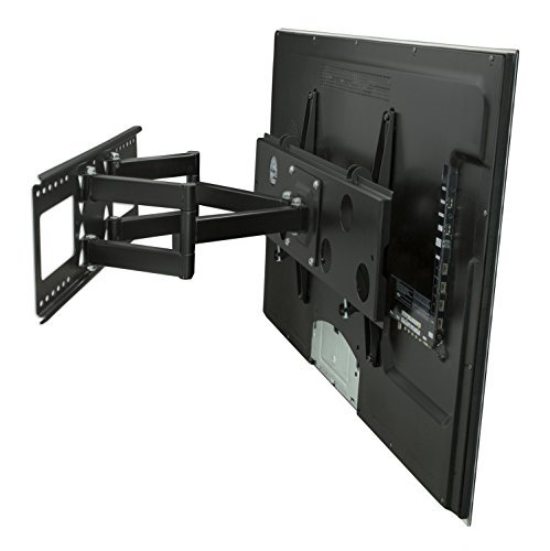 Mount-It! Articulating TV Wall Mount for 32” – 65” LCD/LED/Plasma Flat Screen TVs, Full Motion, 165 Lbs Capacity, Black (MI-2291)