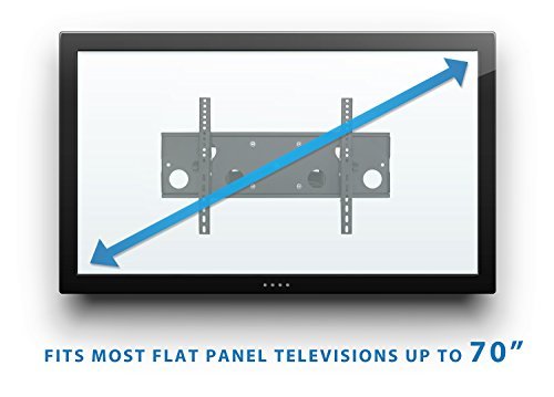 Mount-It! Articulating TV Wall Mount for 32” – 65” LCD/LED/Plasma Flat Screen TVs, Full Motion, 165 Lbs Capacity, Black (MI-2291)