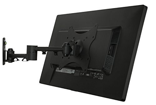 Mount-It! LCD TV Wall Mount Bracket with Full Motion Swing Out Tilt and Swivel Articulating Arm for 13-42" Flat Screen Displays with VESA 75 to 200, 44lb Weight Capacity WITH 18" EXTENSION