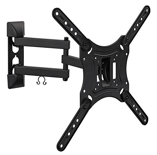 Mount-It! MI-4110 TV Wall Mount Monitor Bracket with Full Motion Articulating Tilt Arm 15" Extension for most 17" 19" TO" 55" LCD LED Displays up to VESA 400x400