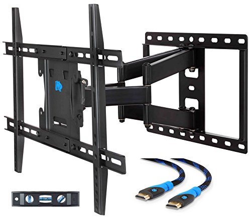 Mounting Dream MD2296 TV Wall Mount Bracket for most 42-70 Inch LED, LCD and OLED Flat Screen TV, with Full Motion Swivel Articulating Arms, up to VESA 600 x 400mm and 100 LBS