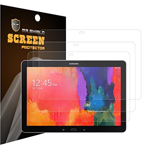 Mr Shield For Samsung Galaxy Note Pro 12.2 & Tab Pro 12.2 Premium Clear [3-Pack] Screen Protector with Lifetime Replacement Warranty