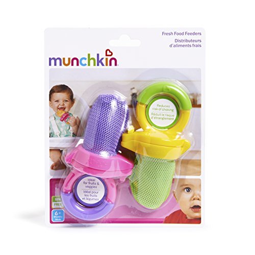 Munchkin 2-Piece Fresh Food Feeder, Purple/ Green 