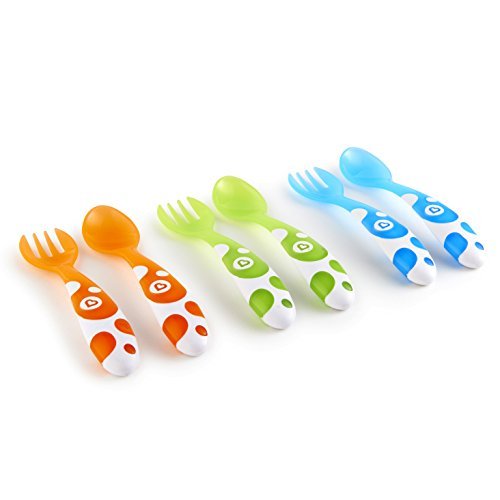 Munchkin 6 Piece Fork and Spoon Set 