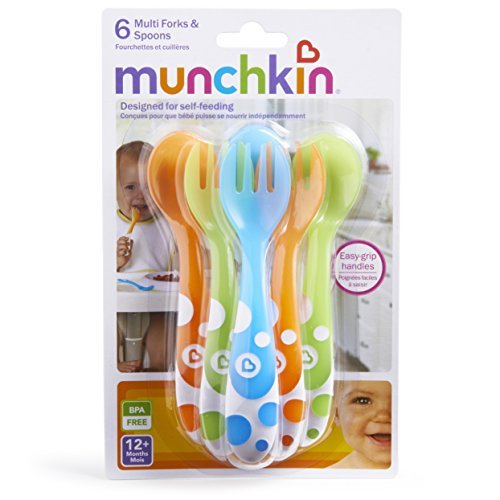 Munchkin 6 Piece Fork and Spoon Set 