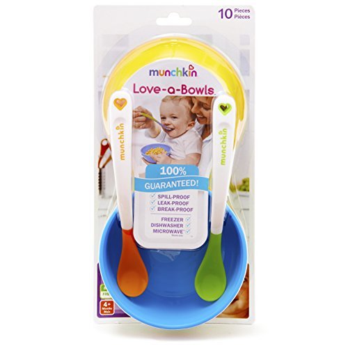 Munchkin Love-a-Bowls 10 Piece Feeding Set 