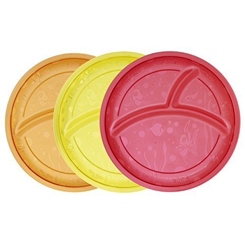 Munchkin Multi Divided Plates, 3 Count 