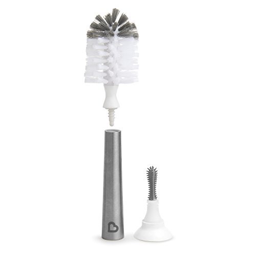 Munchkin Shine Stainless Steel Bottle Brush & Refill Brush Head 