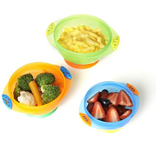 Munchkin Stay Put Suction Bowl, 3 Count 