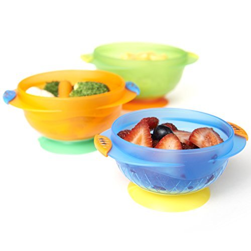 Munchkin Stay Put Suction Bowl, 3 Count 