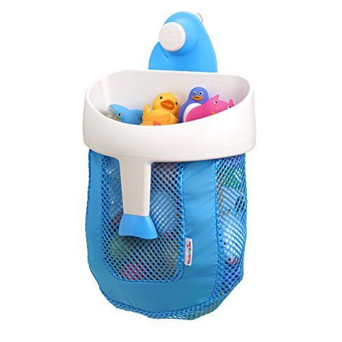 Munchkin Super Scoop Bath Toy Organizer and 16 Piece Bath Squirt Value Set 