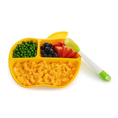Munchkin Tiny Diner 9 Piece Apple Plate and Spoon Set