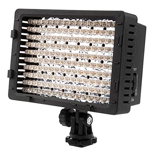 NEEWER 160 LED CN-160 Dimmable Ultra High Power Panel Digital Camera / Camcorder Video Light, LED Light for Canon, Nikon, Pentax, Panasonic,SONY, Samsung and Olympus Digital SLR Cameras