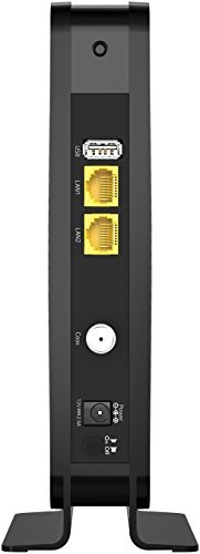 NETGEAR Certified Refurbished C3700-NAR DOCSIS 3.0 WiFi Cable Modem Router with N600 8x4 download speeds. Certified for Xfinity from Comcast, Spectrum, Cox, Cablevision & more