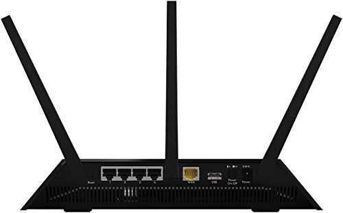 NETGEAR Nighthawk AC1900 Dual Band Wi-Fi Gigabit Router (R7000) with Open Source Support. Compatible with Amazon Echo/Alexa