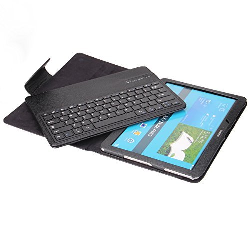 NEWSTYLE Wireless Bluetooth Keyboard Cover for Galaxy NotePRO & TabPRO 12.2 inch, Black (PT500)