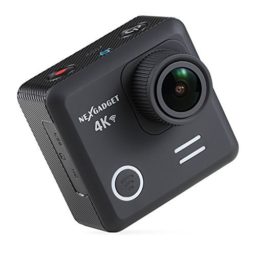 NEXGADGET 4K WIFI Action Cam, DISCOVER-660 SERIES 16MP 4K Waterproof Sports Camera 170 Degree Ultra Wide-Angle Len with SONY Sensor, 2 Pcs Rechargeable Batteries