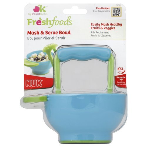 NUK Mash and Serve Bowl for Making Homemade Baby Food 