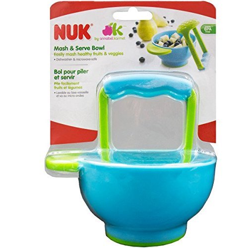 NUK Mash and Serve Bowl for Making Homemade Baby Food 