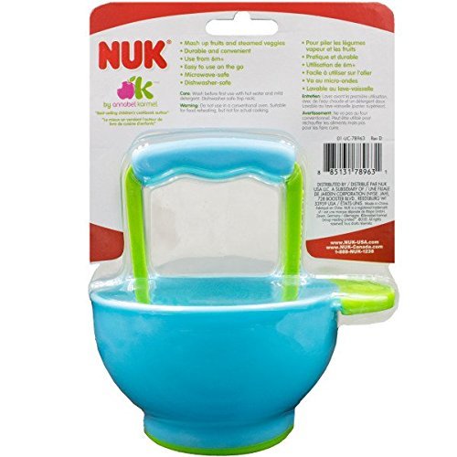 NUK Mash and Serve Bowl for Making Homemade Baby Food 