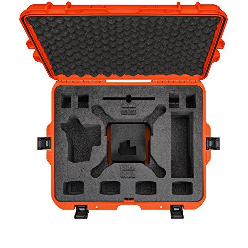 Nanuk DJI Drone Waterproof Hard Case with Custom Foam Insert for DJI Phantom 4/ Phantom 4 Pro (Pro+) / Advanced (Advanced+) & Phantom 3 - 945-DJI47 Graphite