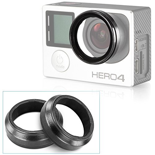 Neewer Camera Protective Lens for HD GoPro Hero 3 Hero 3+, Hero 4, 2 Pack