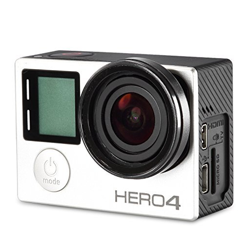 Neewer Camera Protective Lens for HD GoPro Hero 3 Hero 3+, Hero 4, 2 Pack