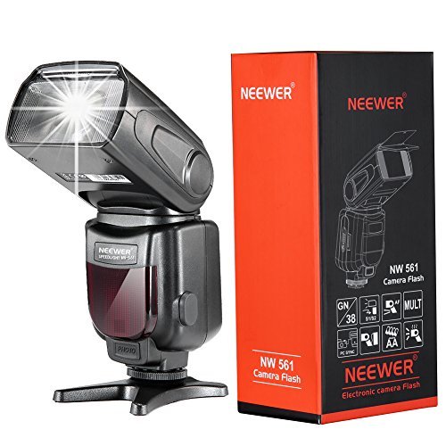 Neewer NW-561 LCD Display Speedlite Flash for All DSLR Cameras with Standard Hot Shoe