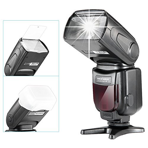 Neewer NW-561 LCD Display Speedlite Flash for All DSLR Cameras with Standard Hot Shoe