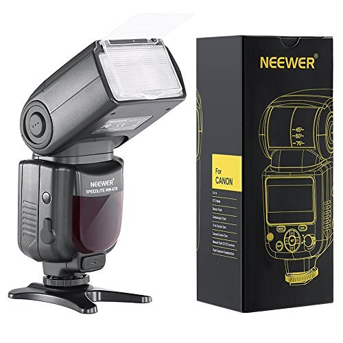 Neewer NW-670 TTL Flash Speedlite with LCD Display for Canon 7D Mark II,5D Mark II III,IV,1300D,1200D,1100D,750D,700D,650D,600D,550D,500D,100D,80D,70D,60D and Other Canon DSLR Cameras