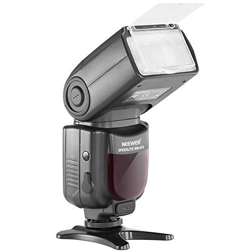Neewer NW-670 TTL Flash Speedlite with LCD Display for Canon 7D Mark II,5D Mark II III,IV,1300D,1200D,1100D,750D,700D,650D,600D,550D,500D,100D,80D,70D,60D and Other Canon DSLR Cameras