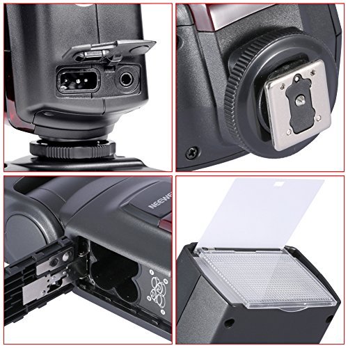 Neewer TT560 Flash Speedlite for Canon Nikon Panasonic Olympus Pentax and Other DSLR Cameras，Digital Cameras with Standard Hot Shoe