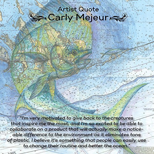 Neoprene Lunch Bag - ART OF LUNCH - By Carly Mejeur (USA) - Artist Royalties and A Portion of Profits will go towards The Loggerhead Marine Life Center of Juno Beach, Florida - Sea Turtle