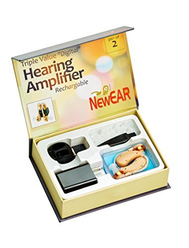 NewEar - Great Value Digital Hearing Amplifier - Behind the Ear - Rechargeable, comes with...