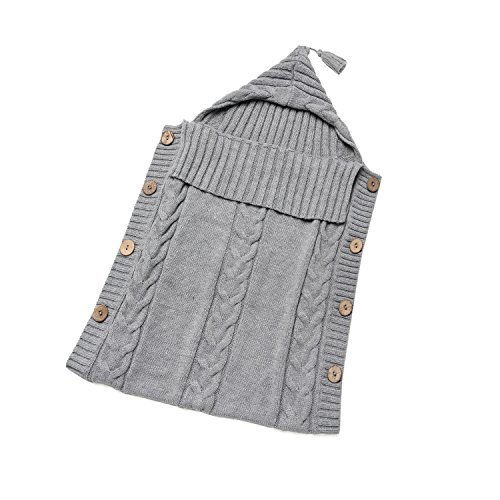 Newborn Baby Swaddle Blanket-Truedays Large Swaddle Best Soft Unisex for Boys or Girls (Grey) 