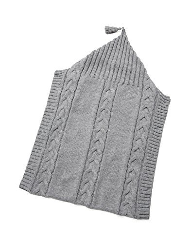 Newborn Baby Swaddle Blanket-Truedays Large Swaddle Best Soft Unisex for Boys or Girls (Grey) 