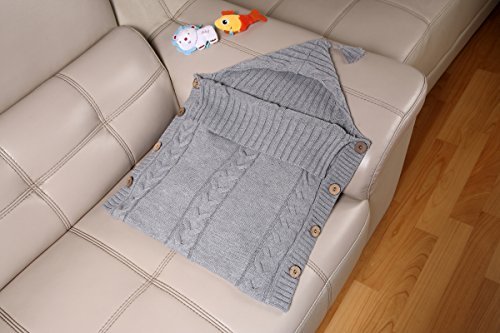 Newborn Baby Swaddle Blanket-Truedays Large Swaddle Best Soft Unisex for Boys or Girls (Grey) 