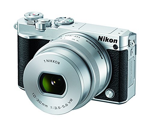 Nikon 1 J5 Mirrorless Digital Camera w/ 10-30mm PD-ZOOM Lens (Silver)