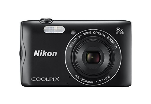 Nikon 20.1 COOLPIX A300 Hybrid with 2.7-Inch LCD, Black (26520)