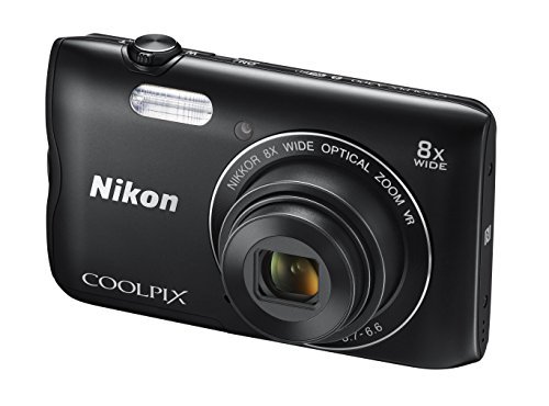 Nikon 20.1 COOLPIX A300 Hybrid with 2.7-Inch LCD, Black (26520)