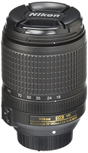 Nikon AF-S DX NIKKOR 18-140mm f/3.5-5.6G ED Vibration Reduction Zoom Lens with Auto Focus for Nikon DSLR Cameras