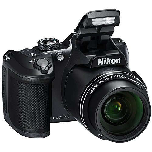 Nikon COOLPIX B500 16MP 40x Optical Zoom Digital Camera with wifi - Black (Certified Refurbished)