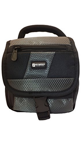 Nikon COOLPIX B500 Digital Camera Case Camcorder and Digital Camera Case - Carry Handle & Adjustable Shoulder Strap - Black / Grey - Replacement by Synergy