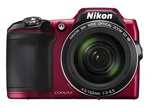 Nikon COOLPIX L840 Digital Camera with 38x Optical Zoom and Built-In Wi-Fi (Red)