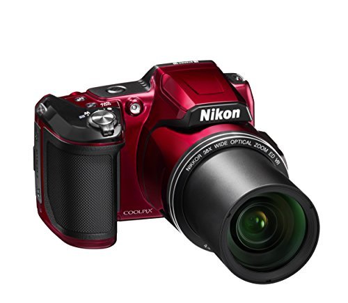 Nikon COOLPIX L840 Digital Camera with 38x Optical Zoom and Built-In Wi-Fi (Red)